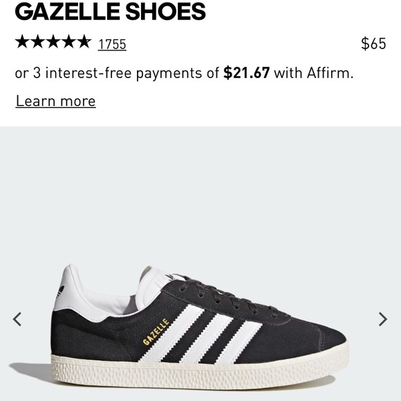 Sold!! ❌Adidas gazelle tennis shoes - Picture 5 of 5
